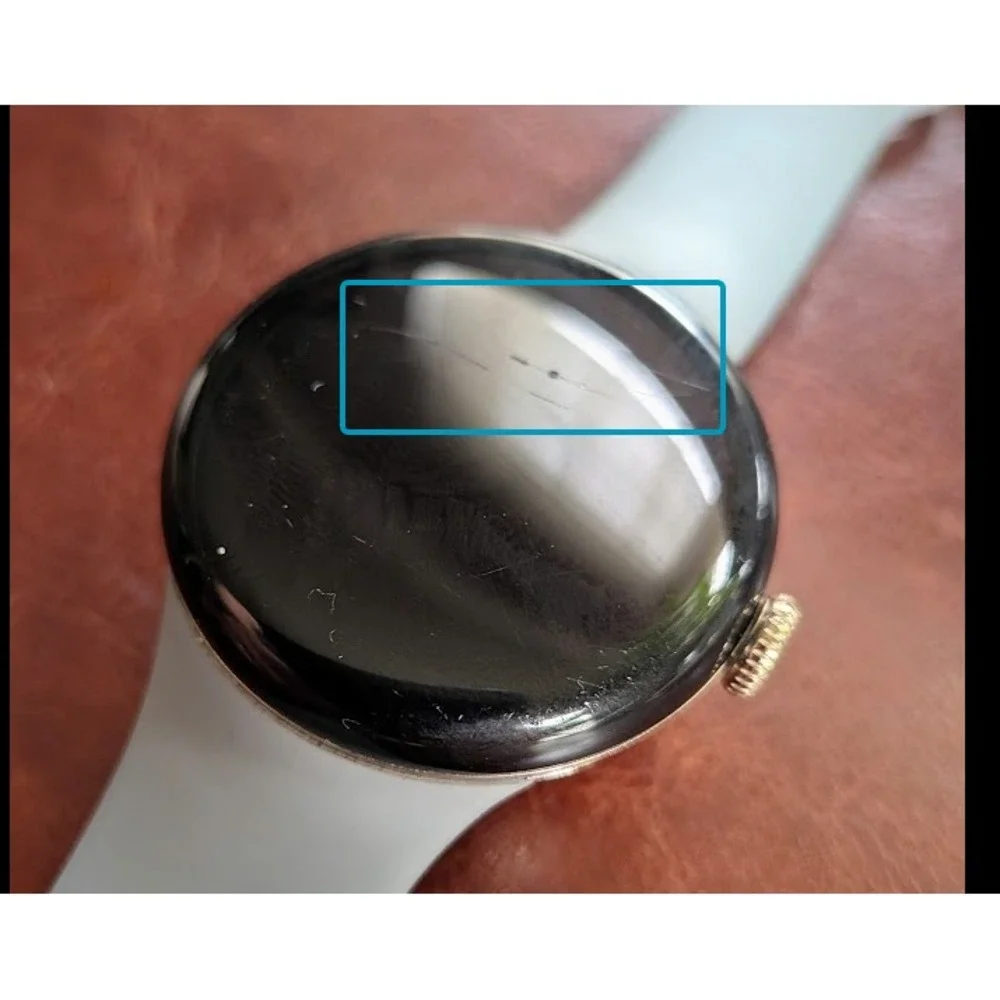 Google Pixel 3 Watch 41mm Champagne Gold Stainless Steel Case with Hazel Band